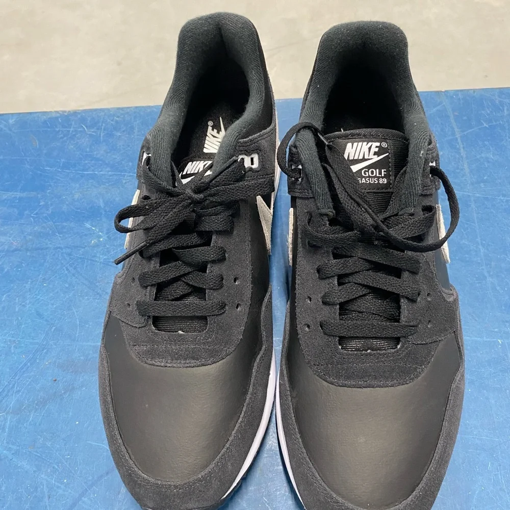 Nike pegasus89 Men's golf Black and White Sneakers - Picture 4 of 5
